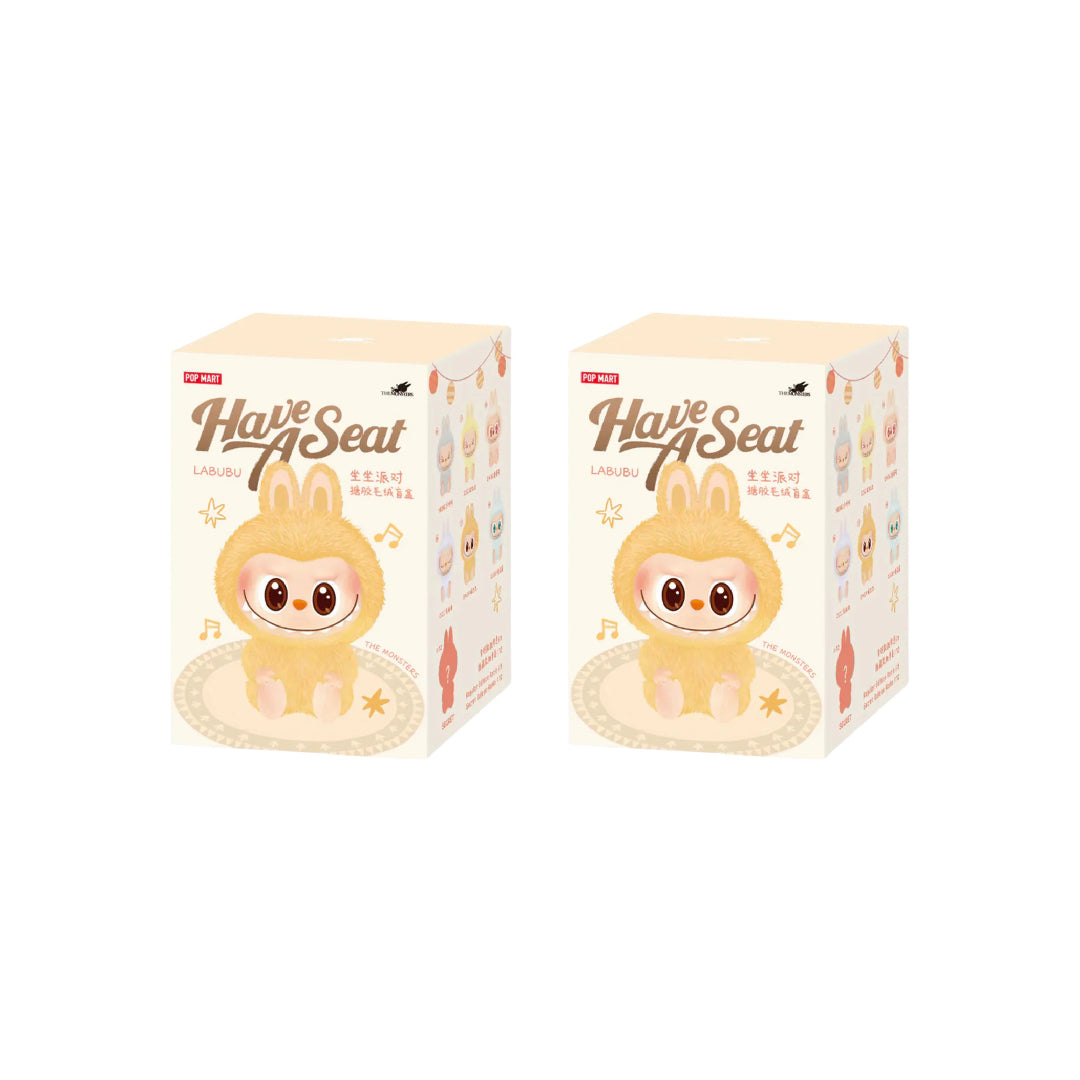 Pop Mart Labubu The Monsters Have a Seat Vinyl Plush Blind Box