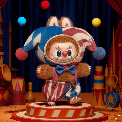 Limited Set WHY SO SERIOUS - Labubu Juggling Clown, Moonlit Mask Secret Edition