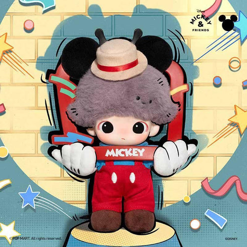 Pop Mart DIMOO World x Disney Series Vinyl Plush Keychain Single Blind Box