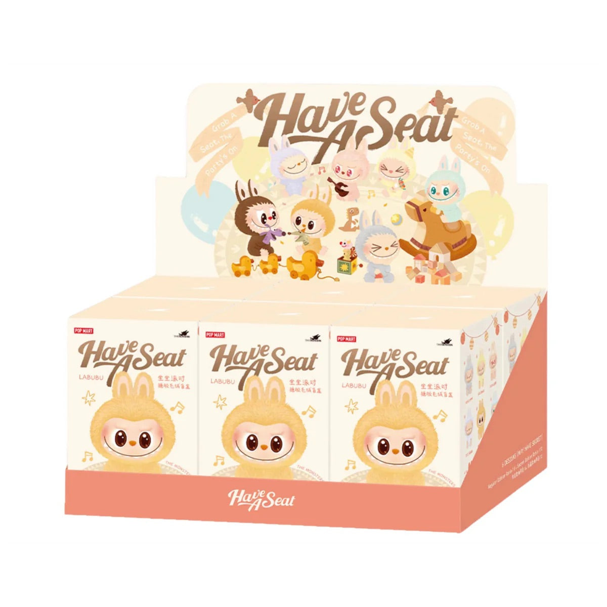 Pop Mart Labubu The Monsters Have a Seat Vinyl Plush Blind Box